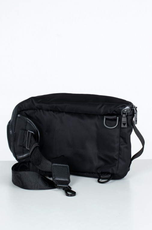 GUESS pánská černá ledvinka MASSA SMART č.3