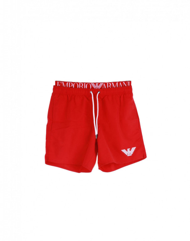 EMPORIO ARMANI pánské červené plavky č.1