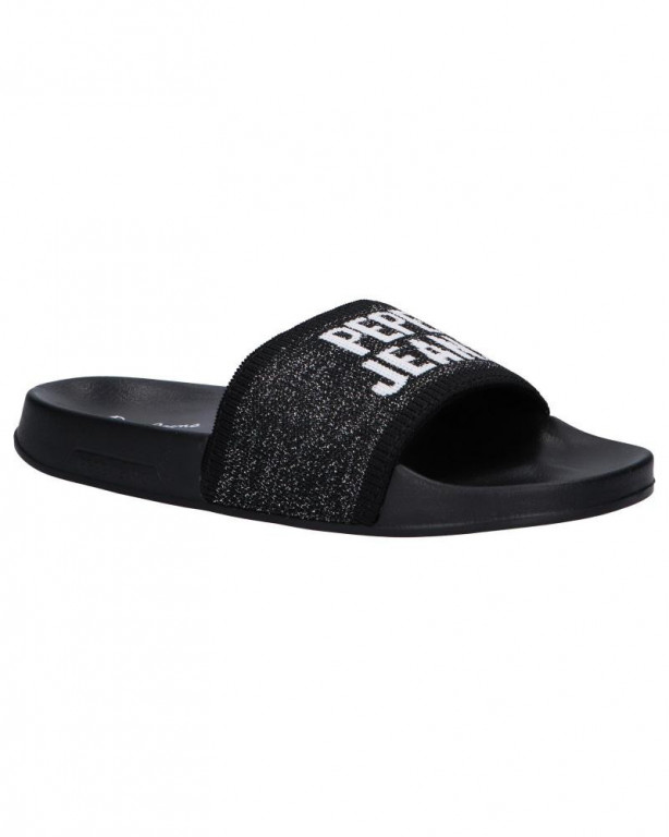 Pepe Jeans dámské černé pantofle SLIDER KNIT č.3