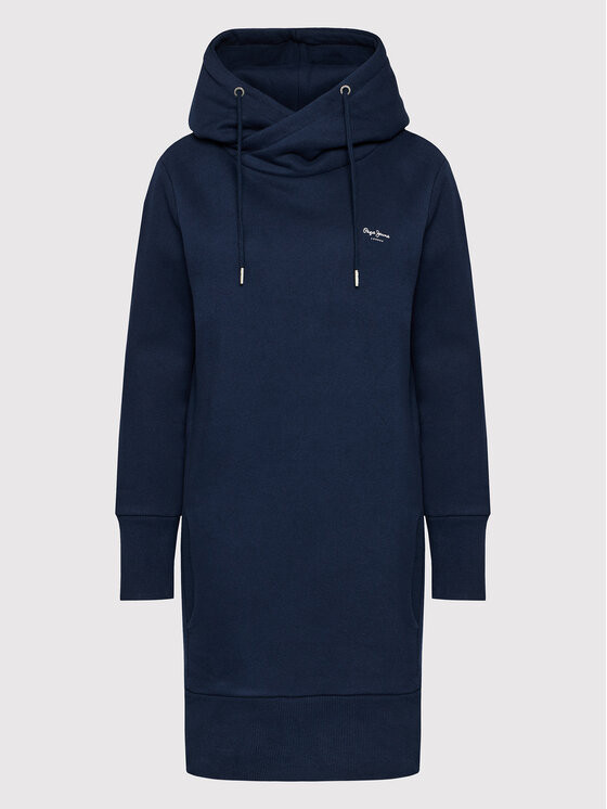 Pepe Jeans dámské tmavě modré mikinové šaty GISELA č.1