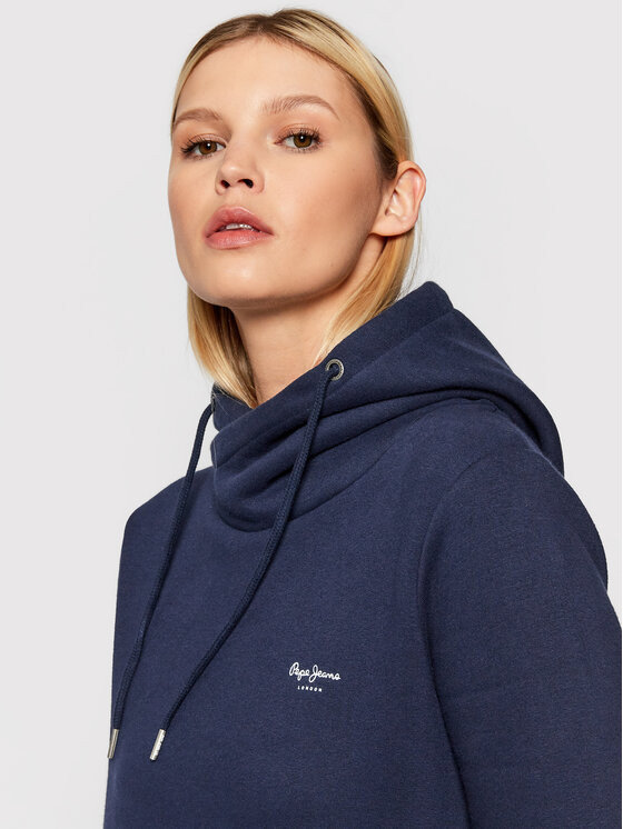 Pepe Jeans dámské tmavě modré mikinové šaty GISELA č.4