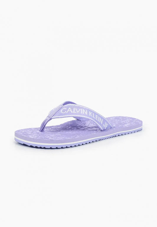 Calvin Klein dámské fialové žabky BEACH SANDAL INSTITUTIONAL PES č.1