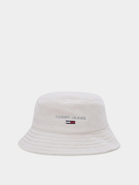 Tommy Jeans dámský bílý klobouk TJW SPORT WINTER BUCKET č.1