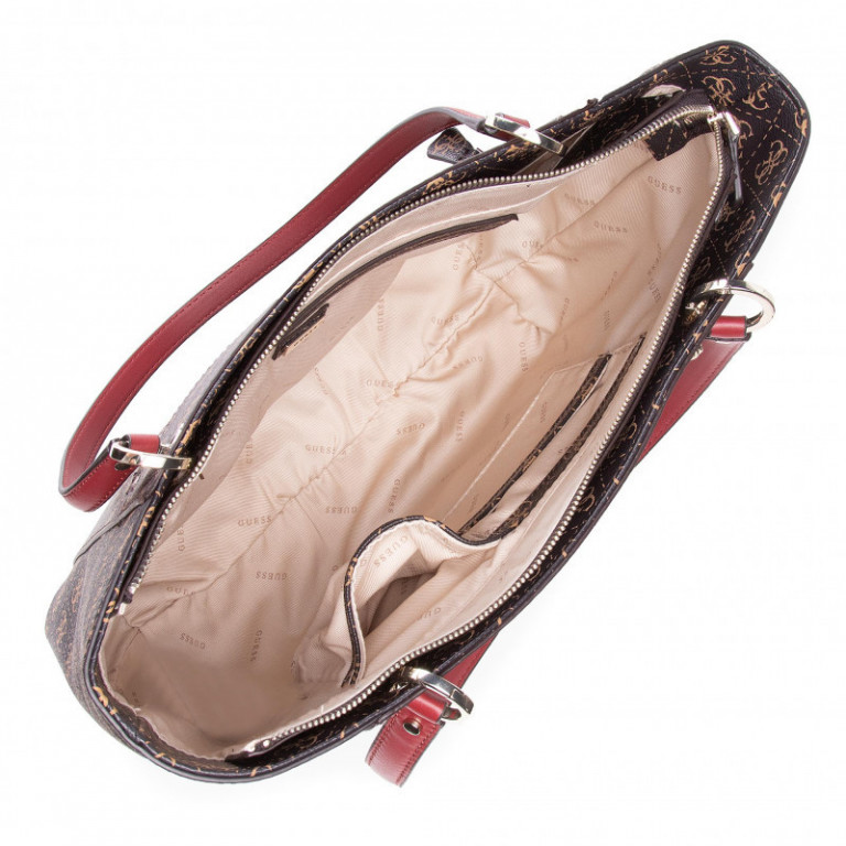 GUESS dámská hnědá kabelka NOELLE ELITE TOTE č.5