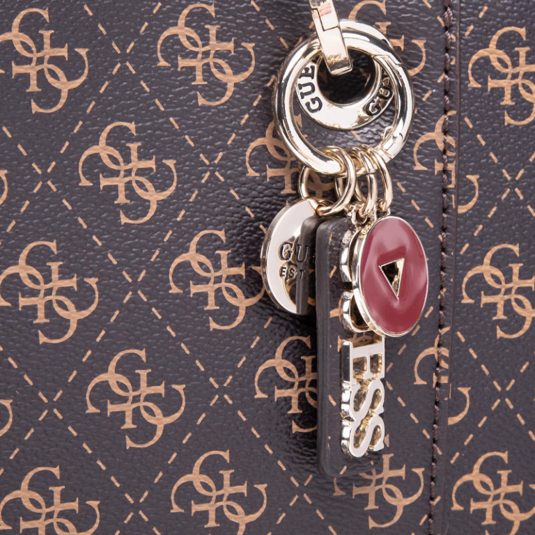 GUESS dámská hnědá kabelka NOELLE ELITE TOTE č.6
